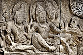 Prambanan - Ramayana reliefs of Shiva Temple. 